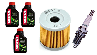 SUZUKI LT-Z 400 K QUAD-SPORT 02- olej+filtr+świeca-31849