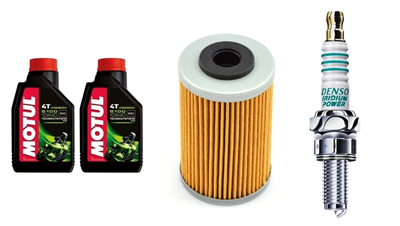 KTM 250 EXC-F SX-F XC-F XCF-W olej+filtr+świeca-31858