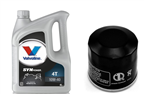 Olej VALVOLINE SYNPOWER 4T 10W40 4L +  filtr oleju MIW H1015 (HF204)