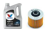 Olej VALVOLINE SYNPOWER 4T 10W40 4L +  filtr oleju MIW Y4001 (HF145)