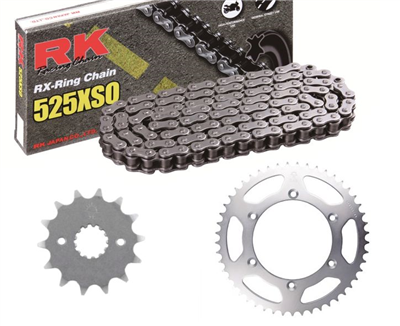 KAWASAKI ZR 550 B 91-00 zestaw napęd.owy RK JT-13099