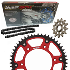 HONDA CRF 450 R 02-03 zestaw napęd-owy SPX RED