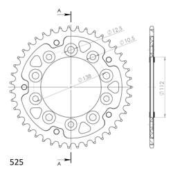 HONDA CBR 600 F 11-13 zestaw napęd-owy SPX RED-39974
