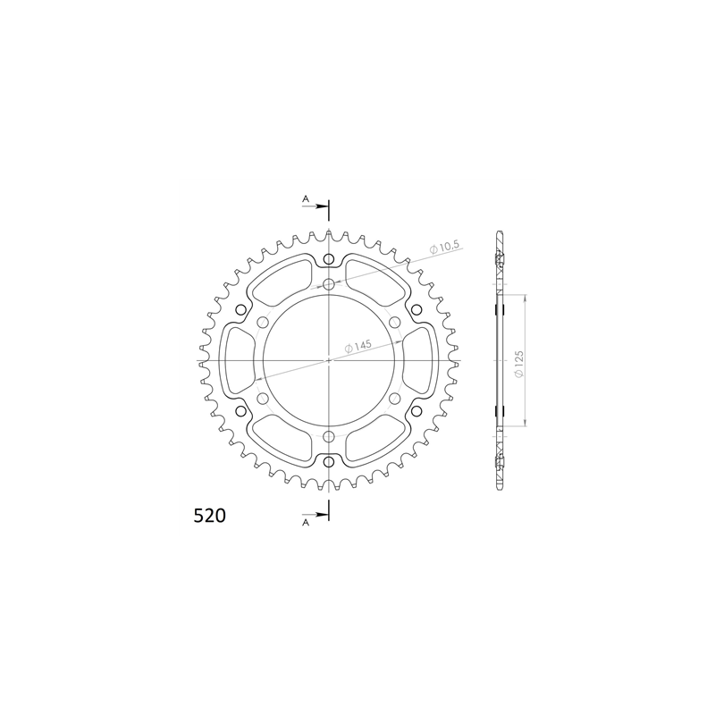 YAMAHA MT-03 06-12 zestaw napęd-owy SUPERSPROX-49796