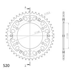 YAMAHA XT660 R X 04-15 zestaw napęd-owy SUPERSPROX-41050