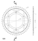 BETA-MOTOR RR 250 300 2T 13- zestaw napęd-owy SPX-36796