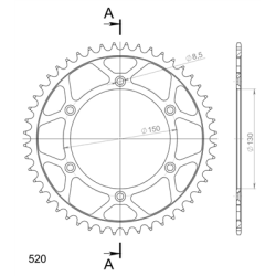 YAMAHA YZ 125 99-01 zestaw napęd-owy SUPERSPROX-37115