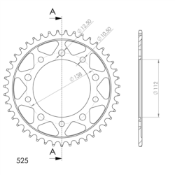 HONDA CBF 600 N S ABS 04-07 zestaw napęd-owy SPX-40853