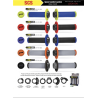PROGRIP PG708 MANETKI PG708 OFF ROAD Z BLOKADĄ SCS LOCK-ON + 6 ADAPTERÓW ROLGAZU KOLOR SZARY CZARNY-69762