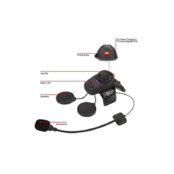 SENA INTERKOM MOTOCYKLOWY SMH5 BLUETOOTH 3.0 DO 400M Z UNIWERSALNYM ZESTAWEM MIKROFONÓW-69774