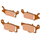 DELTA BRAKING DB2157 + DB2158 KLOCKI HAMULCOWE (zamiennik EBC FA445 + FA446)