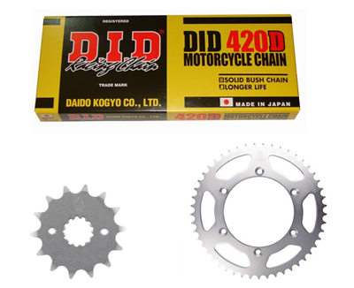 DERBI SENDA SM 50 GILERA SMT 50 zestaw napęd.owy-52105