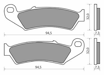 SIFFERT MP131 KLOCKI HAMULCOWE (zamiennik EBC FA125)-1475