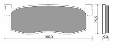 SIFFERT MP142 KLOCKI HAMULCOWE (zamiennik EBC FA275)-1485