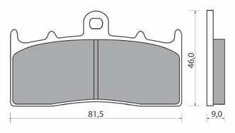 SIFFERT MP225 KLOCKI HAMULCOWE (zamiennik EBC FA294)-1530
