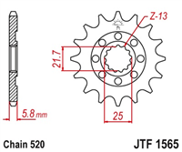 JT JTF1565.13 ZĘBATKA PRZÓD-70928