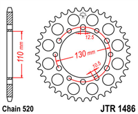 JT JTR1486.40 ZĘBATKA TYŁ-71766