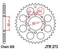 JT JTR273.44 ZĘBATKA TYŁ-71619
