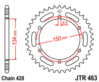 JT JTR463.48 ZĘBATKA TYŁ-71568