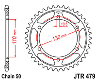 JT JTR479.42 ZĘBATKA TYŁ-71552
