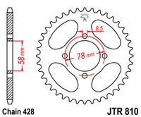 JT JTR810.48 ZĘBATKA TYŁ-51526