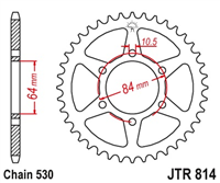 JT JTR814.45 ZĘBATKA TYŁ-71409