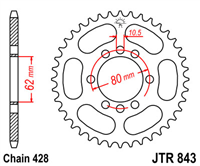 JT JTR843.48 ZĘBATKA TYŁ-71342