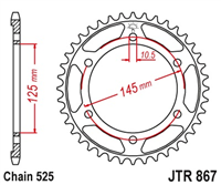 JT JTR867.42 ZĘBATKA TYŁ-71281