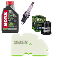 PIAGGIO MP3 125 / i.e. HYBRID olej+filtry+świeca-69086