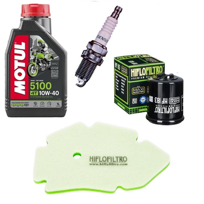 PIAGGIO X9 125 / AMALFI 01-03 olej+filtry+świeca-69090