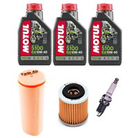 YAMAHA YFM 350 RAPTOR WOLVERINE olej + filtry + świeca