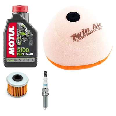 HONDA CRF 450 R 09-12 olej+filtry+świeca-72044