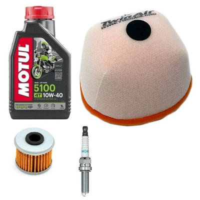 HONDA CRF 450 R 13-16 olej+filtry+świeca-72045