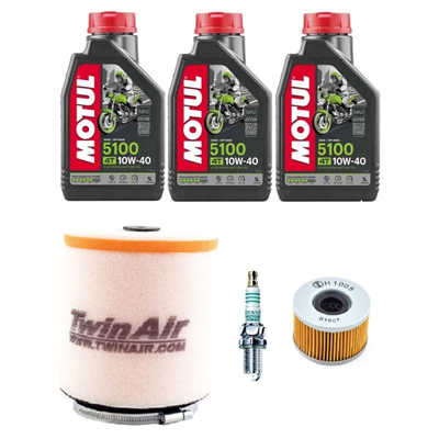 HONDA TRX 680 RINCON 06-21 olej+filtry+świeca-72055