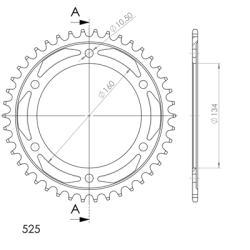 SUPERSPROX RFE-1307:40-BLK ZĘBATKA TYŁ JTR1317.40-85312