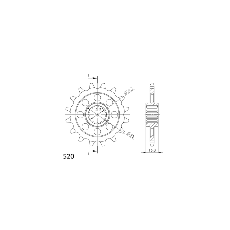 HONDA INTEGRA 750 DCT 14-16 zestaw napęd-owy SPX-72571