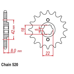SUZUKI RM 400 79-80 zestaw napęd-owy SUPERSPROX-75782