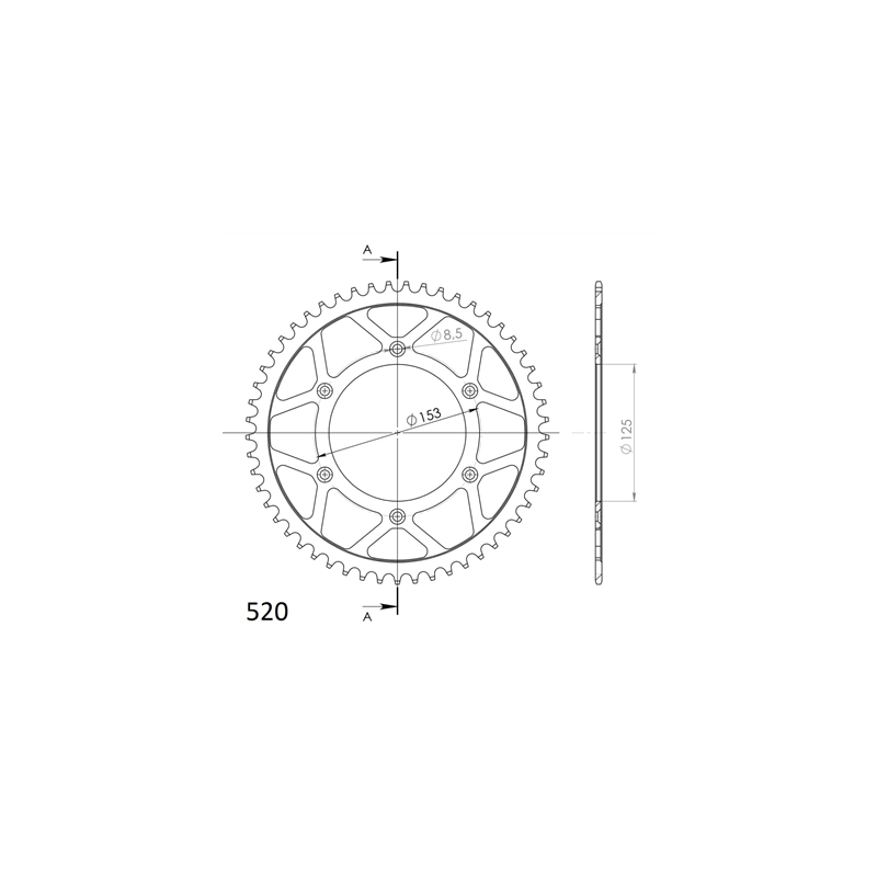 HONDA CRF 230 F 03-19 zestaw napęd-owy SUPERSPROX-86575