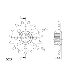 KAWASAKI Z750 04-12 Z750 R 11-12 zestaw napęd-owy-75238