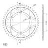 HUSQVARNA TC 125 14-19 TX 125 17- zestaw napęd-owy-87012