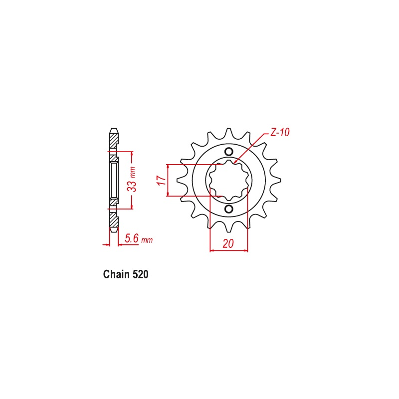 SUZUKI GT 250 79-85 zestaw napęd-owy SUPERSPROX-74219