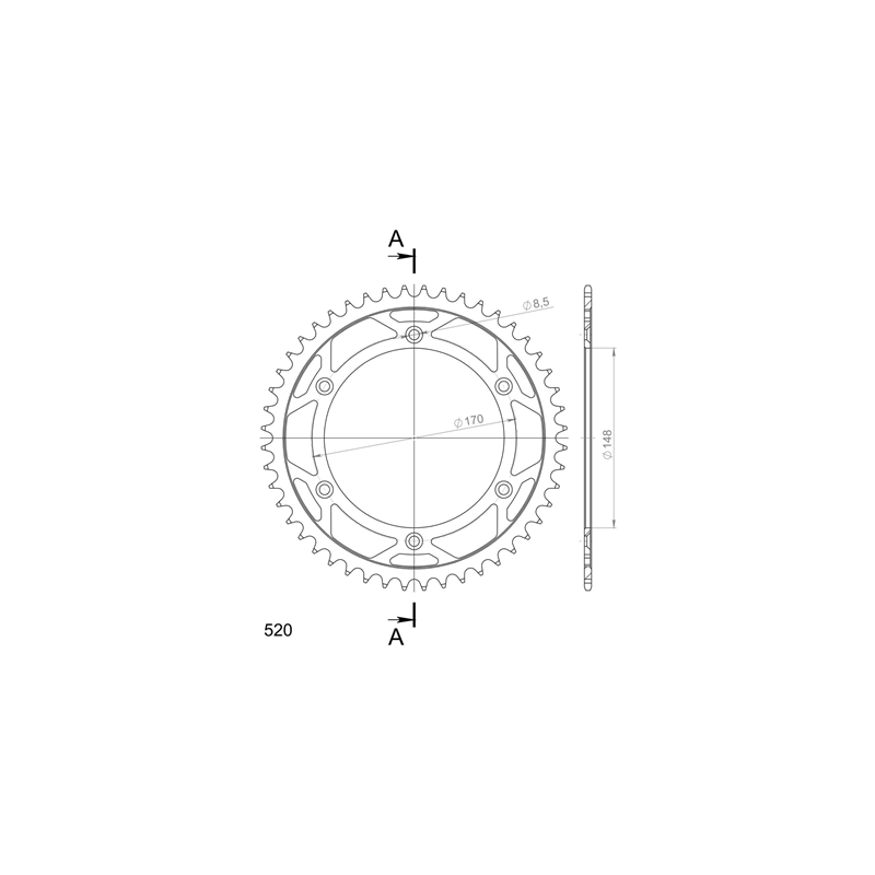SUZUKI DR 750 89 800 88-90 S BIG zestaw napęd-owy-87517