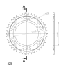 YAMAHA TDM 850 96-98 zestaw napęd-owy SUPERSPROX-87554