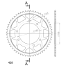 APRILIA 125 RX 18-20 zestaw napęd-owy SUPERSPROX-72264
