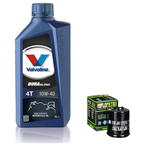 PIAGGIO 125 ZIP X-EVO X-8 X-9 olej+filtr