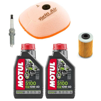 KTM SX-F 450 13-15 olej+filtry+świeca-92020