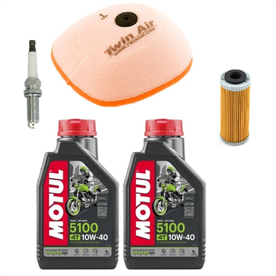 KTM EXC-F 350 12-16 olej+filtry+świeca-92025