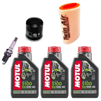 YAMAHA YFM 400 450 KODIAK 03-06 olej + filtry + świeca