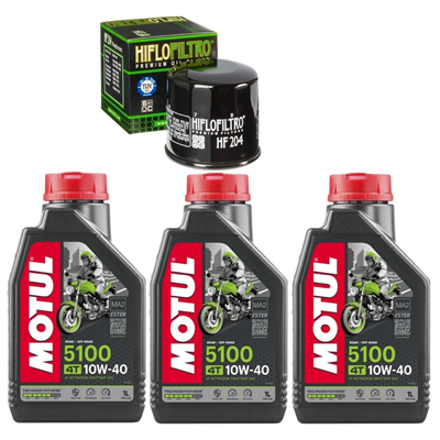 KAWASAKI ZX 1000 ZX-10R NINJA 04-05 olej+filtr-89311