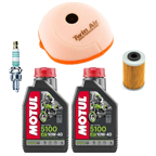 KTM SX-F 250 2010 olej + filtry + świeca